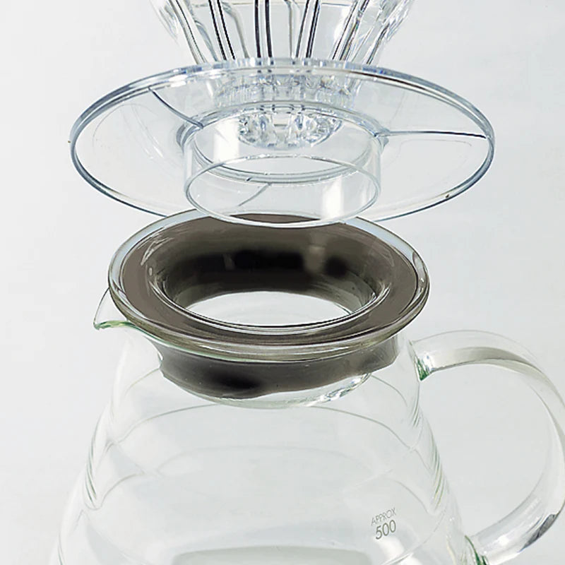 Hario V60 Range Servis Sürahisi (Şeffaf, 600 ml)